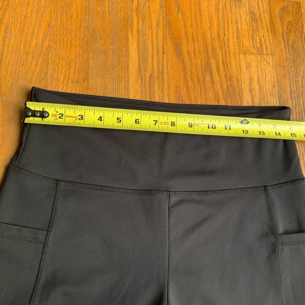 Marika mesh crystal Dye Yoga Capris mckenna black purple pink - Picture 7 of 10
